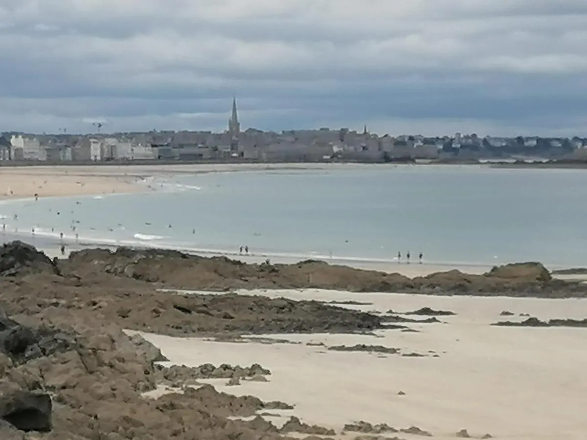 Saint Malo Bel Appartement Plain Pied 300 M Gare Plage Teletravail Fibre 생말로