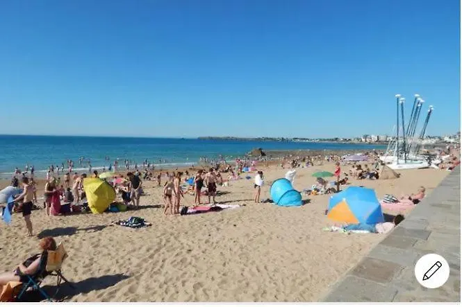 Saint Malo Bel Appartement Plain Pied 300 M Gare Plage Teletravail Fibre 아파트 생말로